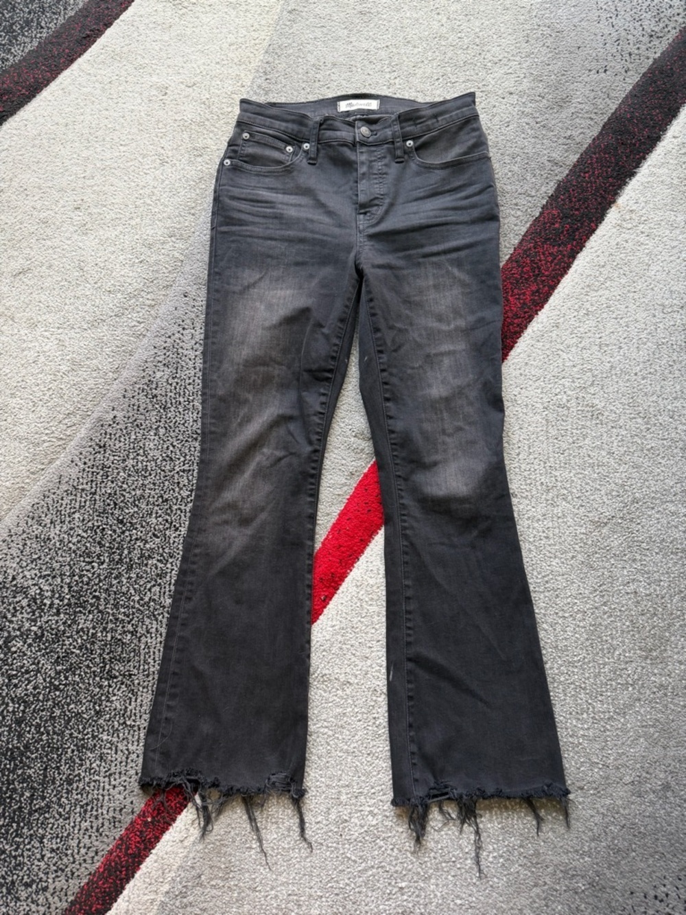 Madewell Black Cali Demi Boot Jeans